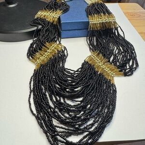 Absolutely gorgeous multi-strand beaded necklace